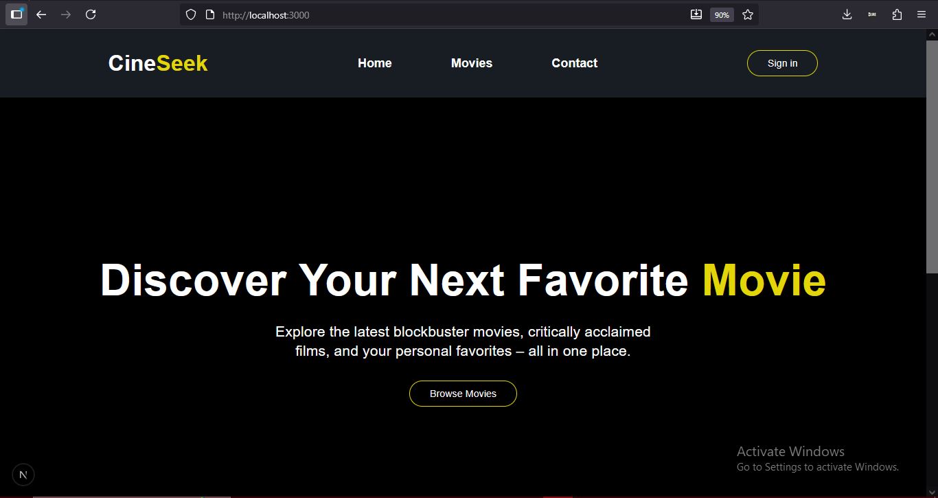 CineSeek - Progressive Web App Movie Discovery Platform